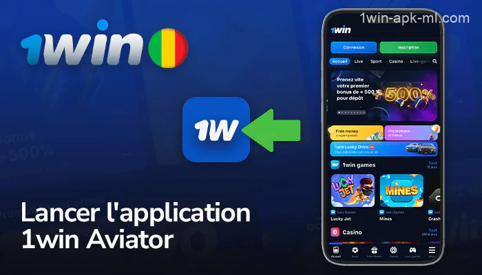 Lancer l'application mobile 1win