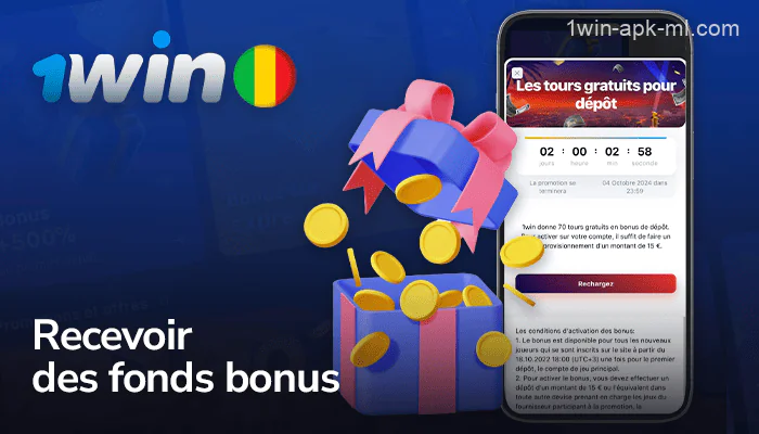 Obtenir des fonds bonus sur votre compte 1win