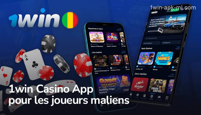 Jeux de casino sur l'application mobile 1win pour les joueurs maliens