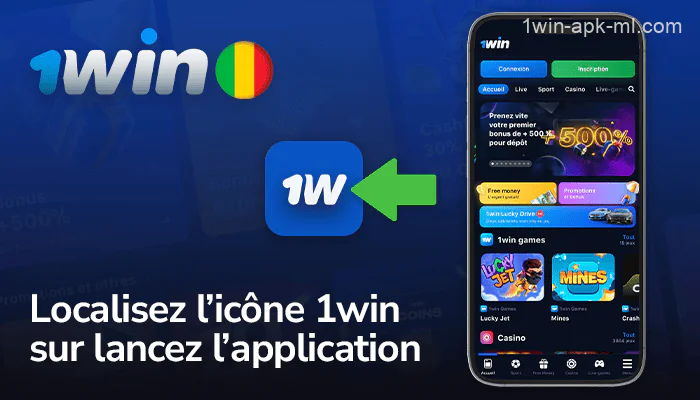 Lancer l'application mobile 1win