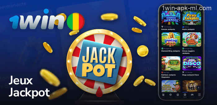 Jeux Jackpot sur l'application mobile 1win