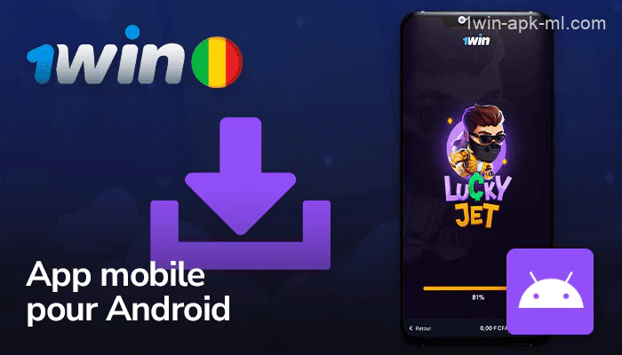 Instructions de téléchargement de l'application mobile 1win Lucky Jet pour Android