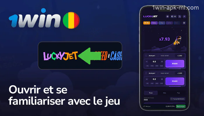 Découvrez le jeu Lucky Jet sur l'application mobile 1win