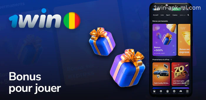 Bonus et cadeaux pour les joueurs maliens sur l'application 1win