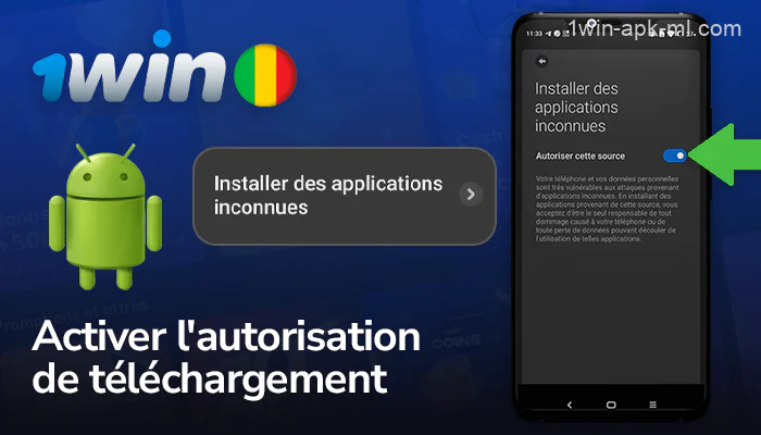 Basculer l'option « Sources inconnues » sur votre appareil Android