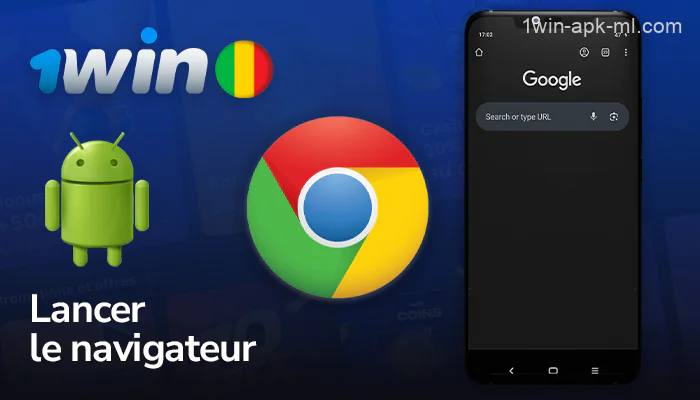 Lancez n'importe quel navigateur sur votre appareil Android