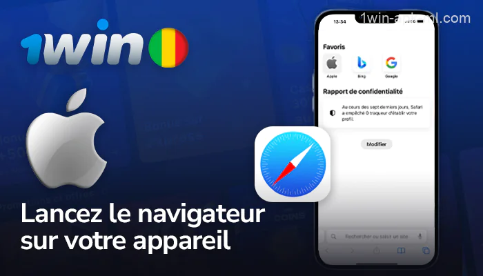 Lancez le navigateur Safari sur votre appareil iOS