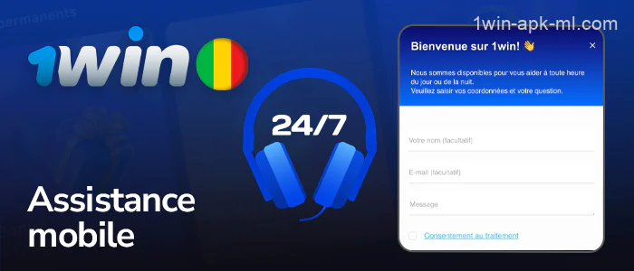 Assistance aux joueurs au Mali sur l'application 1win