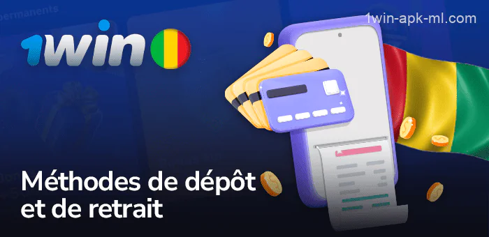 Modes de paiement pour les joueurs maliens dans l'application mobile 1win